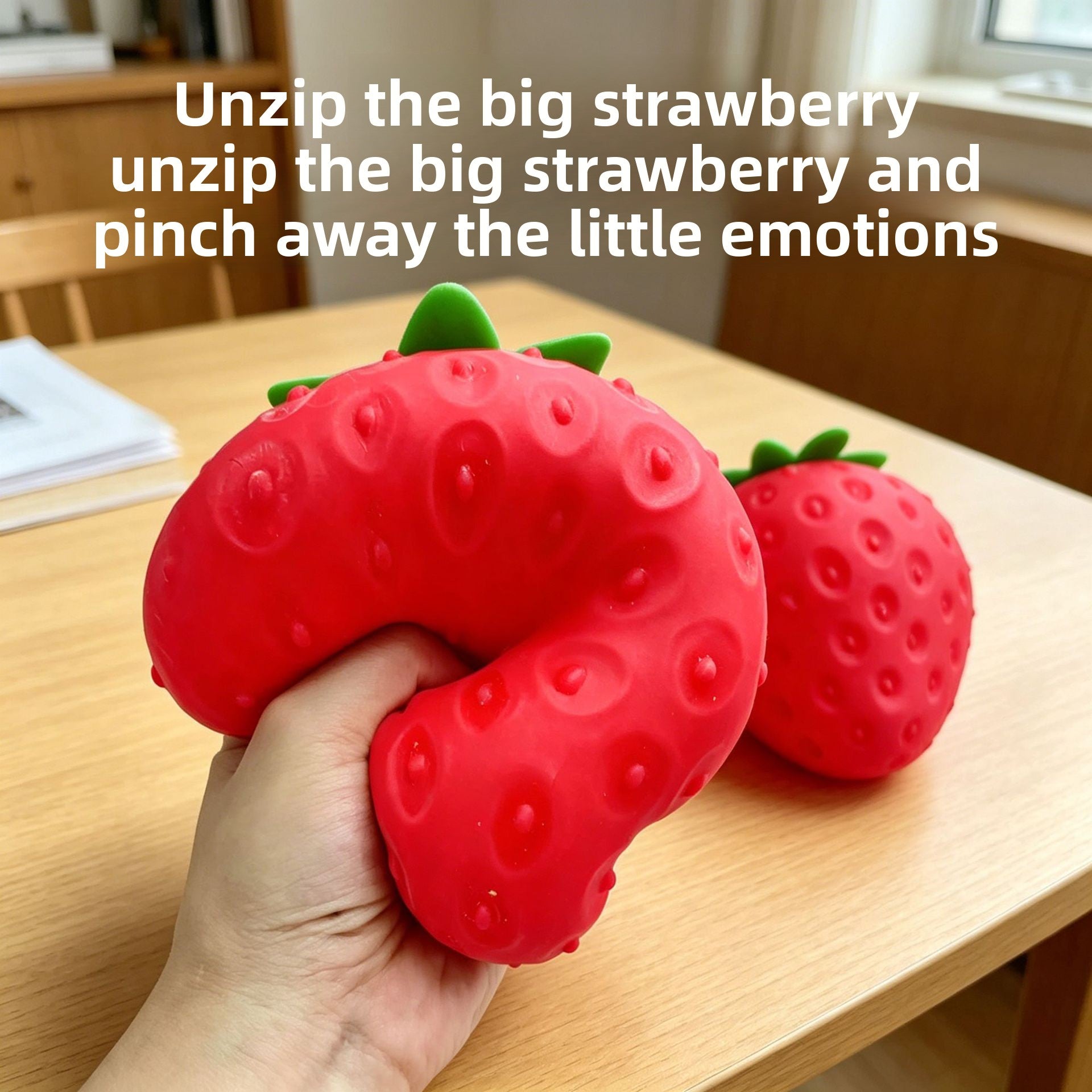 New Slow-Rebound Strawberry Simulation Fruit Model