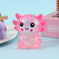 Sequin Axolotl Squishy Slow Rebound Stress Relief Toy