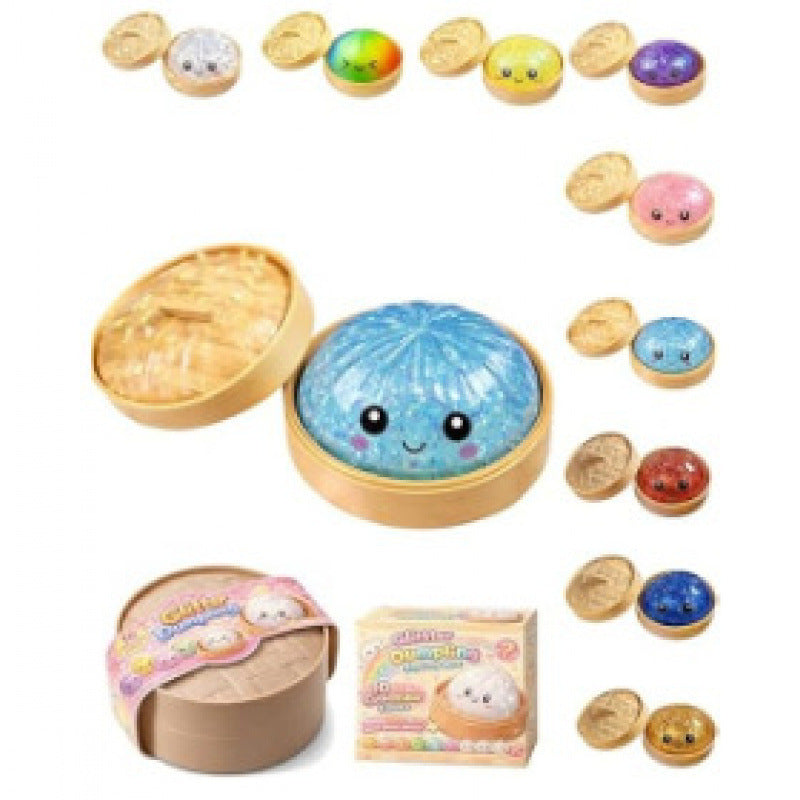 Glitter Dumpling Squishy Sensory Toy