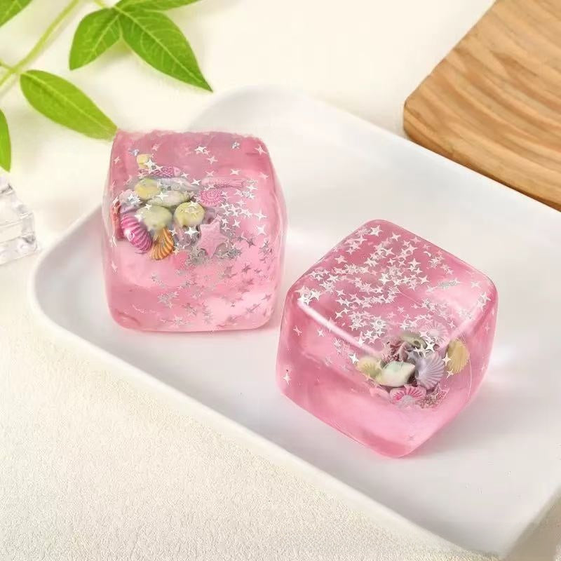 Shell Ice Cube Squishy Stress Relief Toy