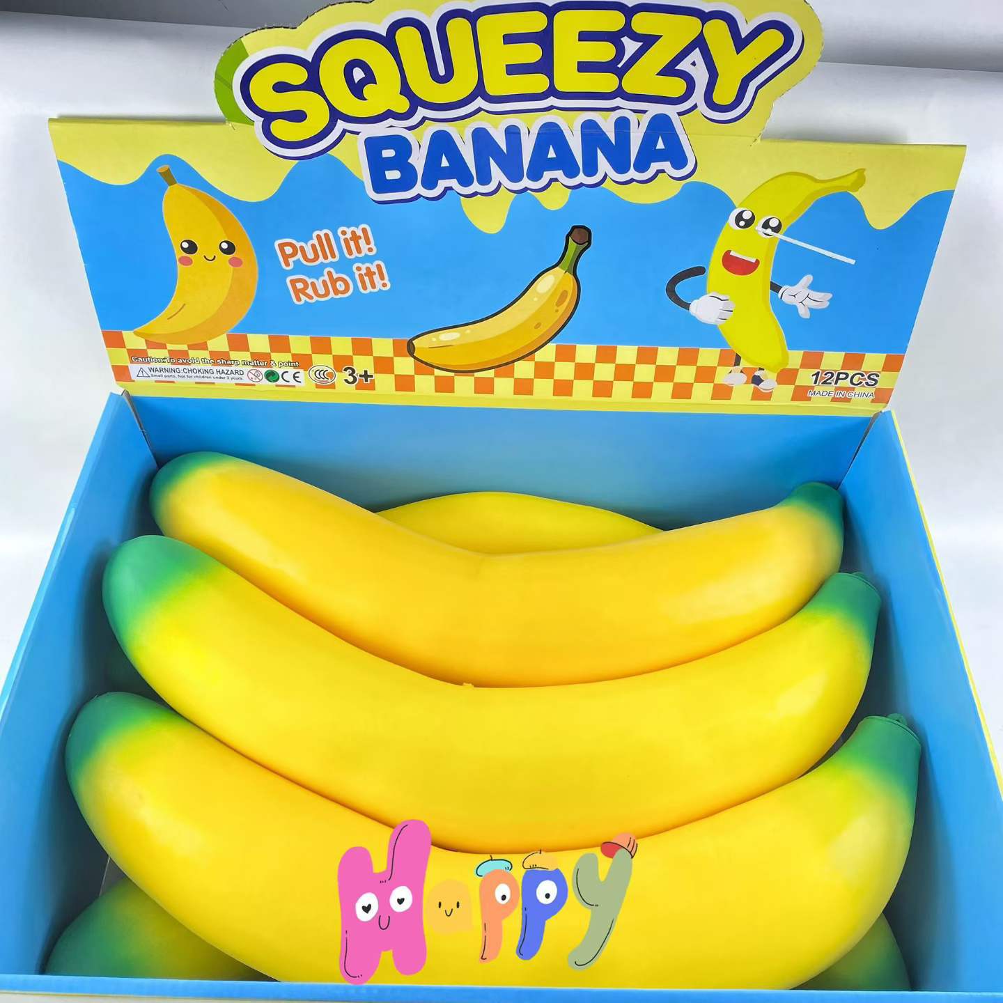 Creative Simulation Fruit and Vegetable TPR Squishy Toy