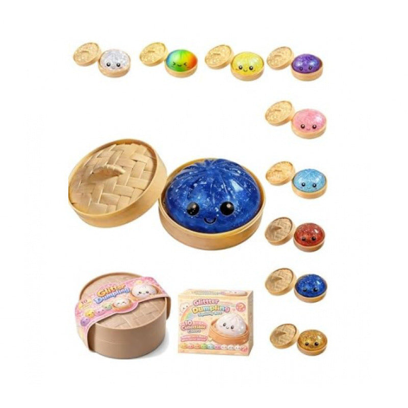 Glitter Dumpling Squishy Sensory Toy