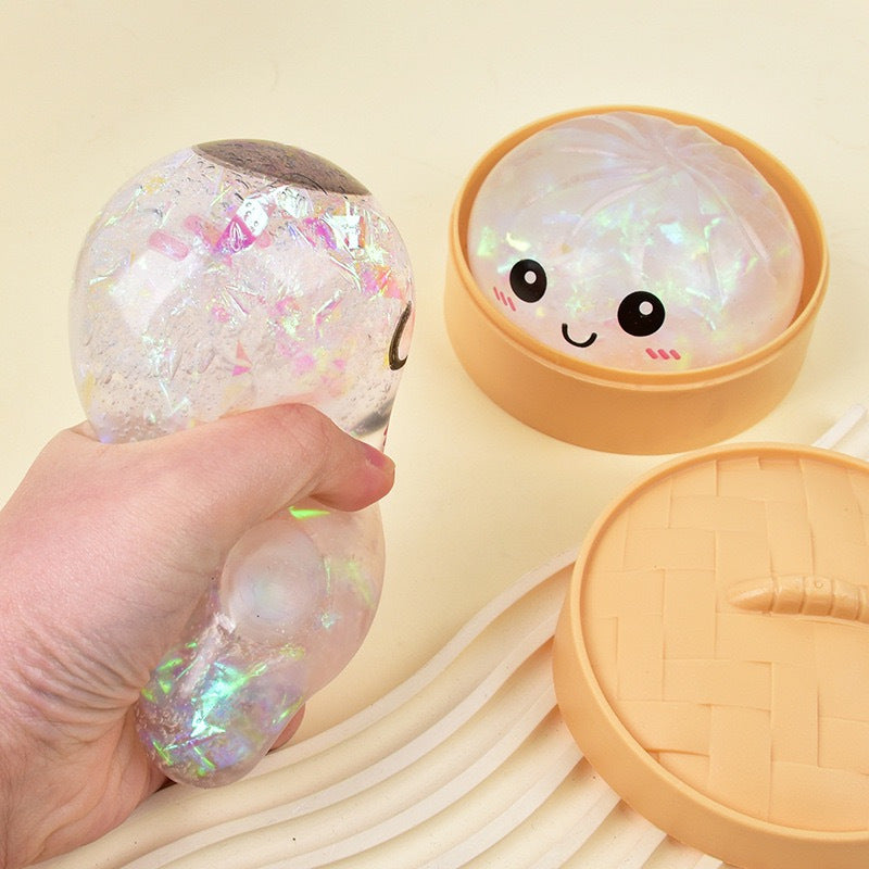 Smiling Face Large Bun Squishy Toy