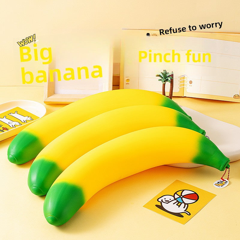 Large Banana Squishy Stress Relief Squeeze Toy