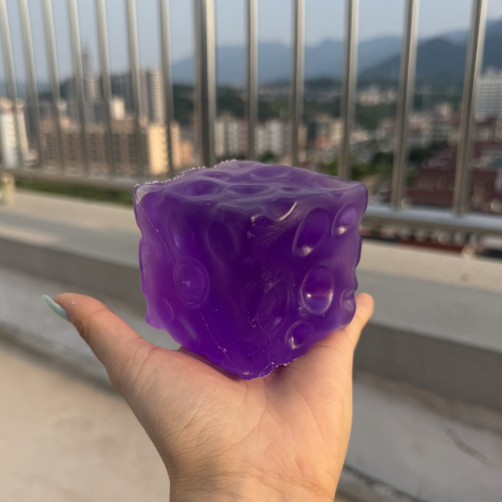 Square Cheese Hand-Pulled Fun Toy