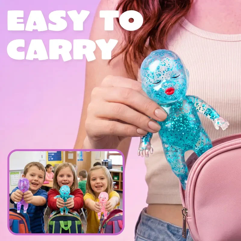 Glitter Baby Squishy Sensory Toy