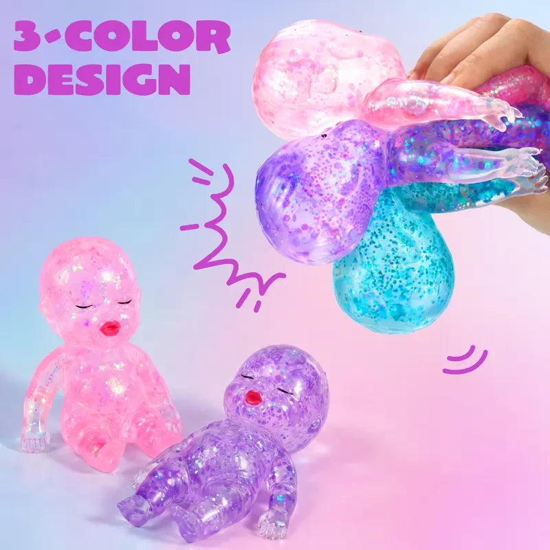 Glitter Baby Squishy Sensory Toy
