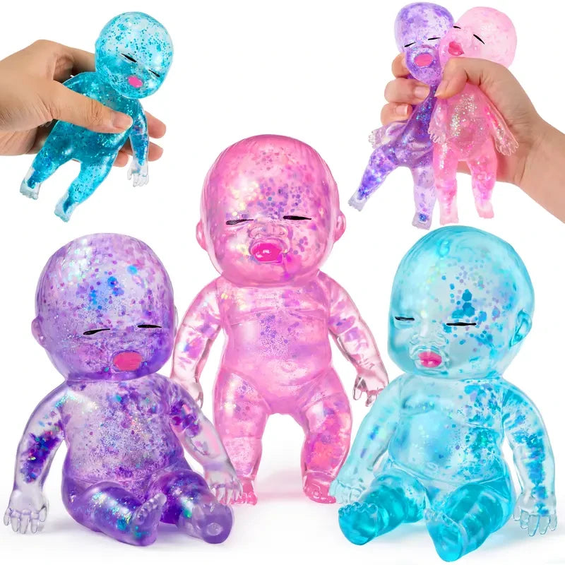 Glitter Baby Squishy Sensory Toy