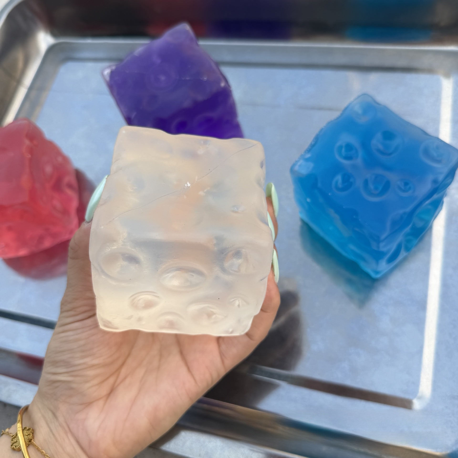 Square Cheese Hand-Pulled Fun Toy