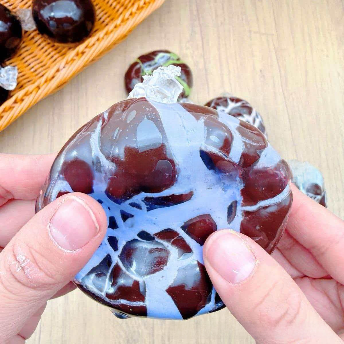 Matcha Chocolate Mint Crispy Balls Handmade Stress-Relief Toy Creative Handmade Balls Noise-Making Balls