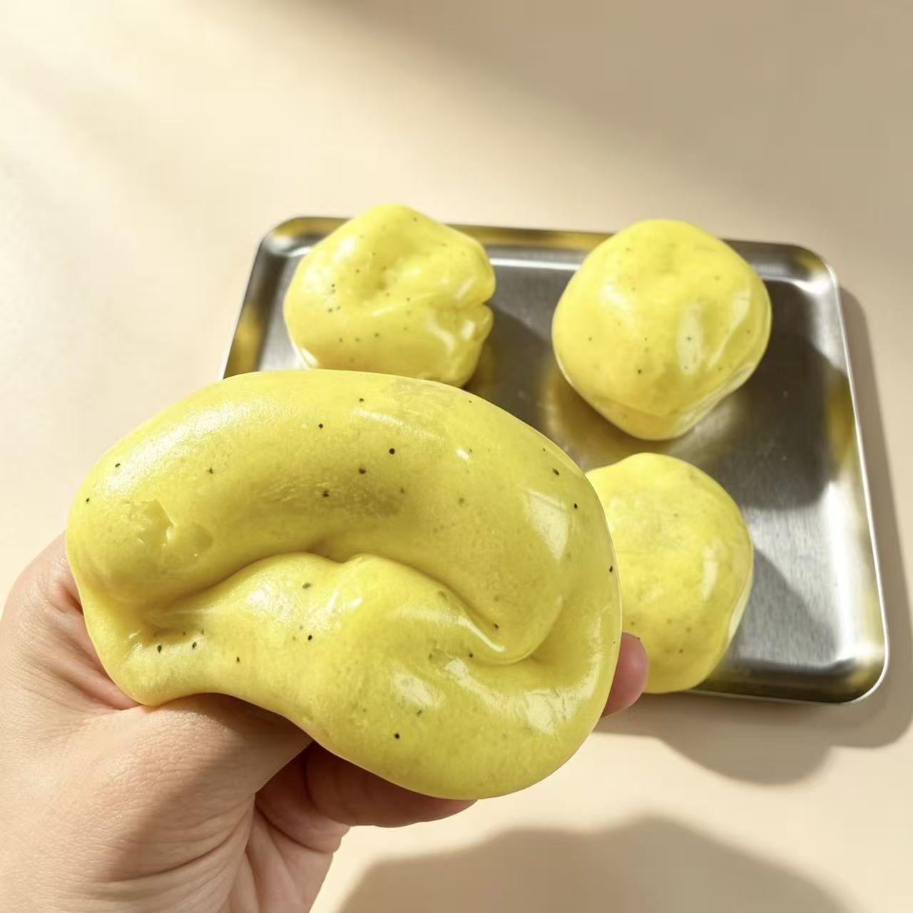 Moldable Stress Relief Toy with Coconut Oil Filling