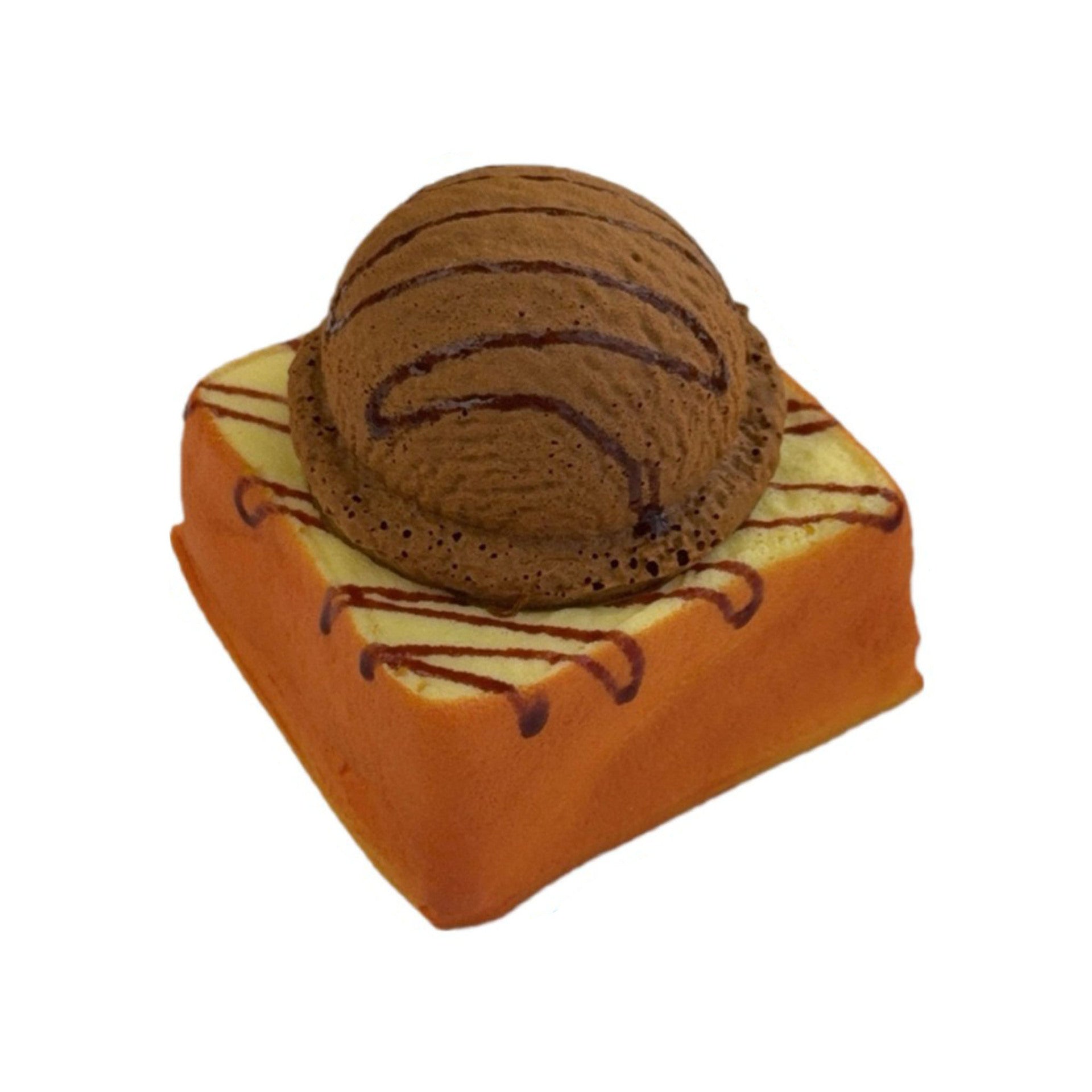 Simulated Toast Ice Cream Bread Squishy Toy Stress Relief Ultra Slow Rebound Toy