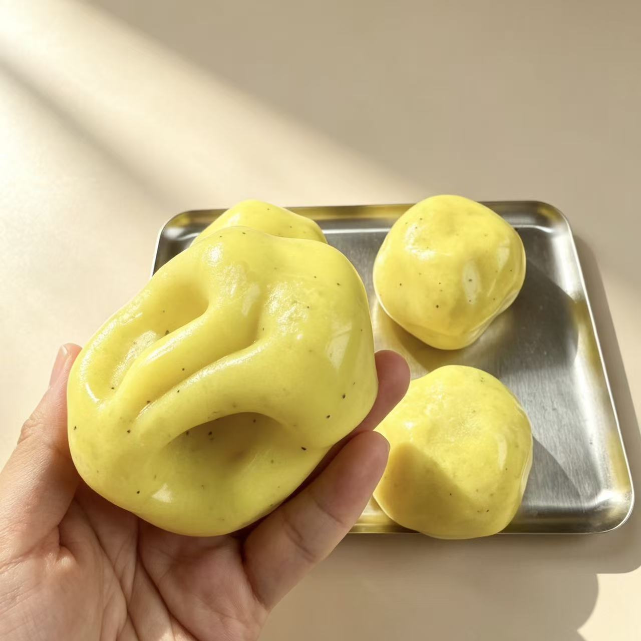 Moldable Stress Relief Toy with Coconut Oil Filling