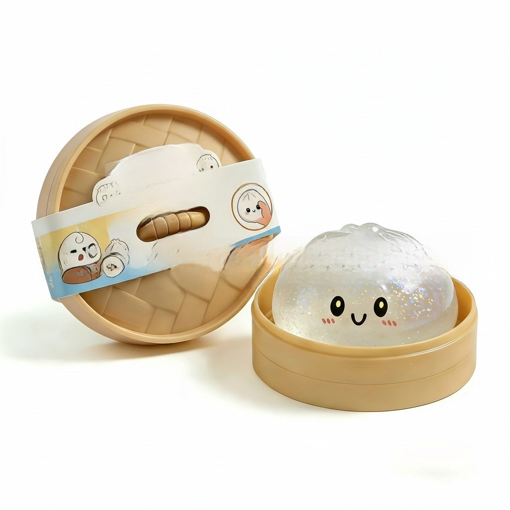 Smiling Face Large Bun Squishy Toy