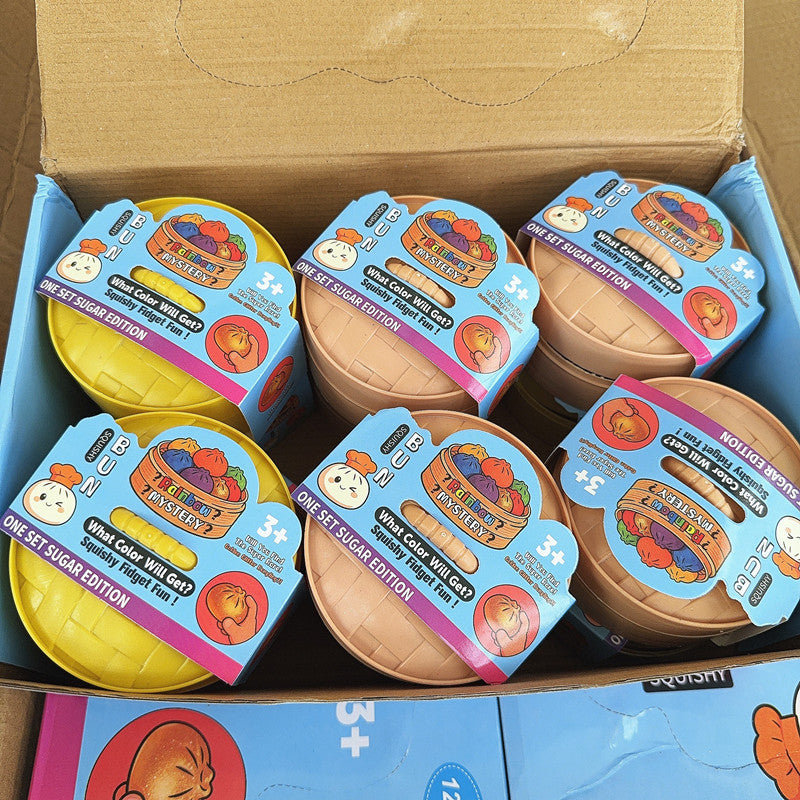 Sugar Dumpling Squishy Set – 5, 8 & 12 Pack Sensory Toys