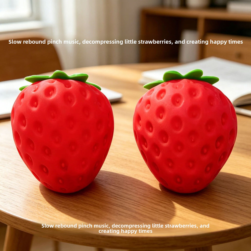 New Slow-Rebound Strawberry Simulation Fruit Model