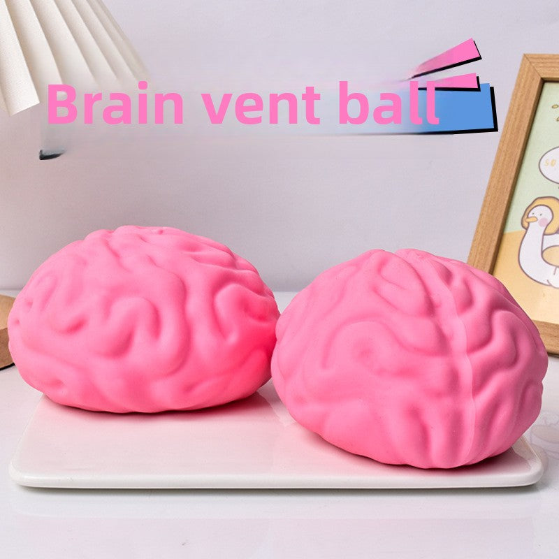 Extra Large Brain Stress Relief Squishy Toy Slow Rebound Cheese Brain Ball