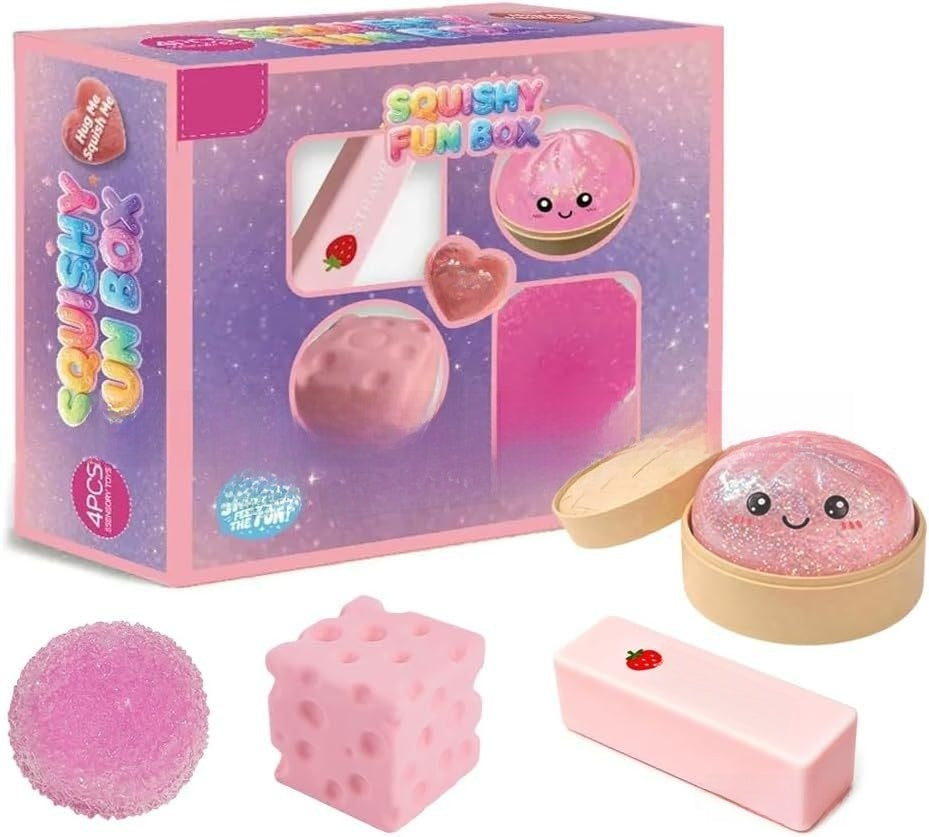 Slow Rebound Squishy Stress Relief Toy Gift Set