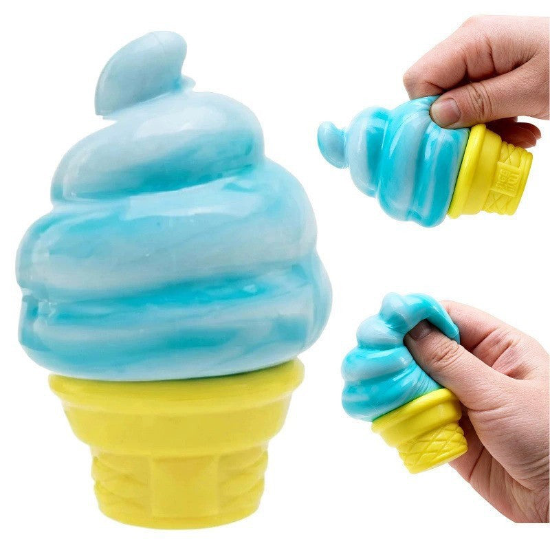 Ice Cream Cone Squishy Squeeze Stress Relief Toy