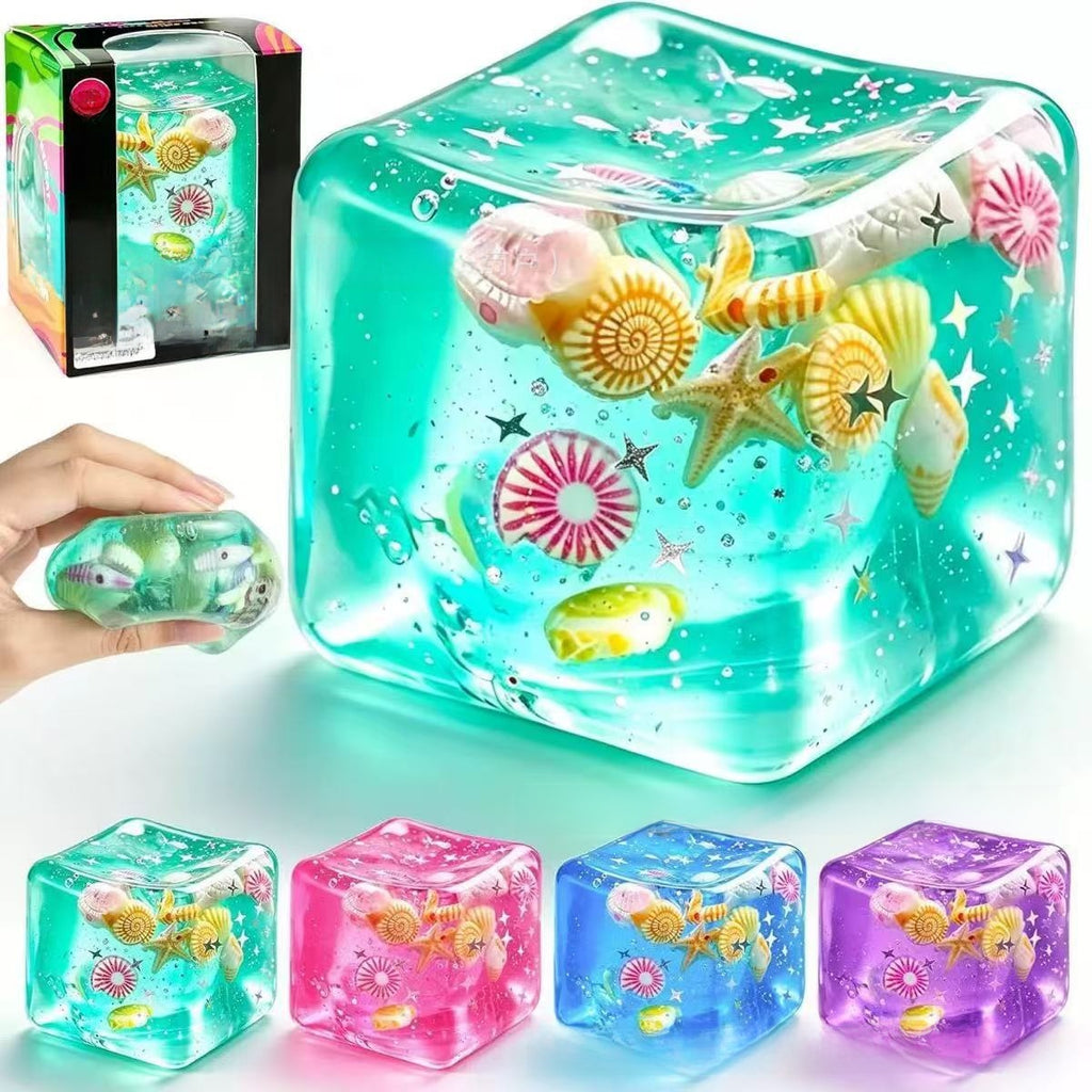 Shell Ice Cube Squishy Stress Relief Toy