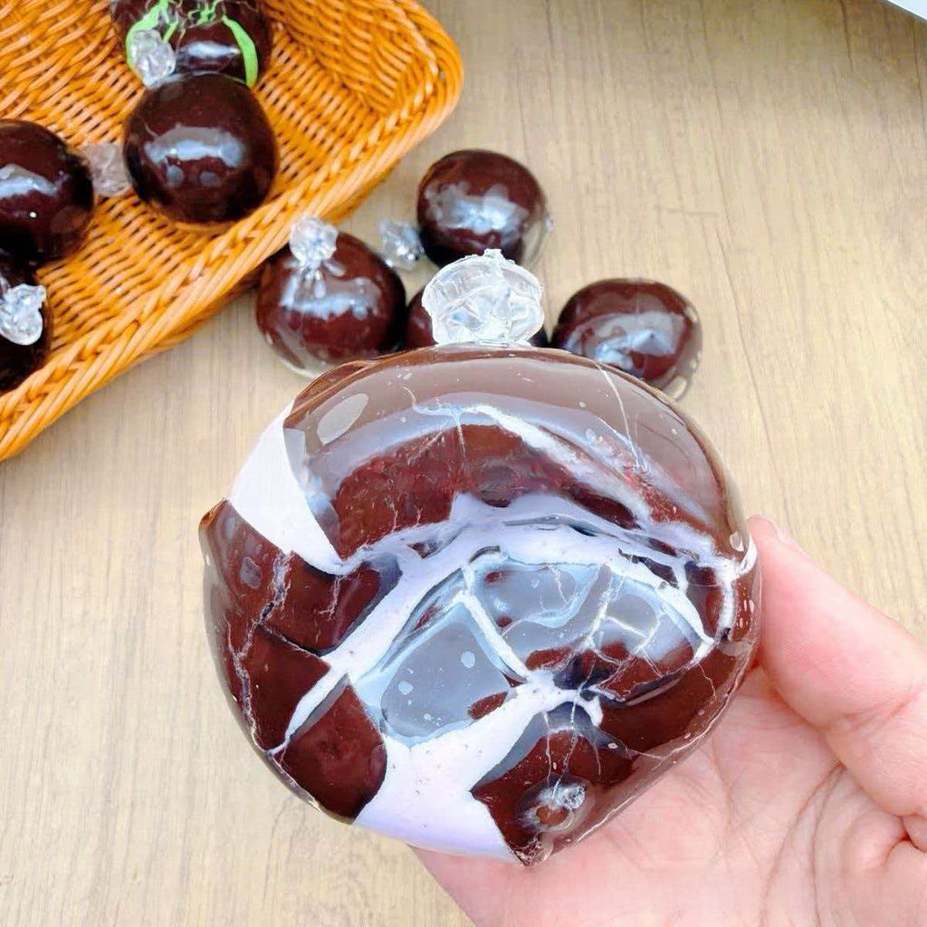 Matcha Chocolate Mint Crispy Balls Handmade Stress-Relief Toy Creative Handmade Balls Noise-Making Balls