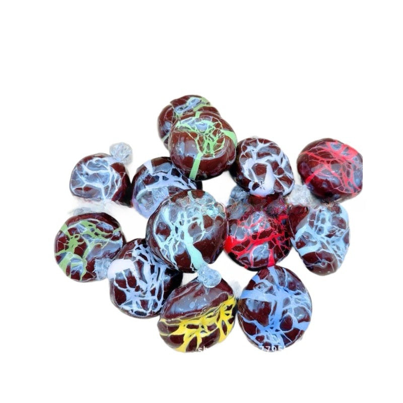 Matcha Chocolate Mint Crispy Balls Handmade Stress-Relief Toy Creative Handmade Balls Noise-Making Balls