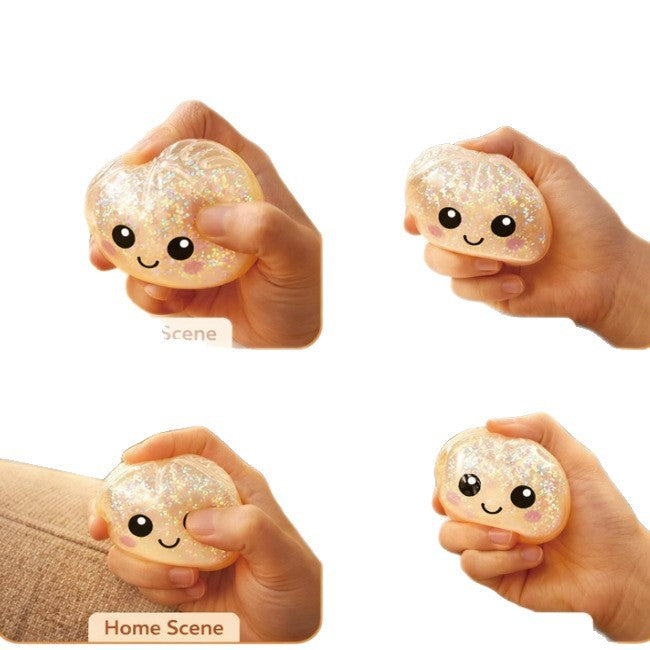 Glitter Dumpling Squishy Toys 4-Pack