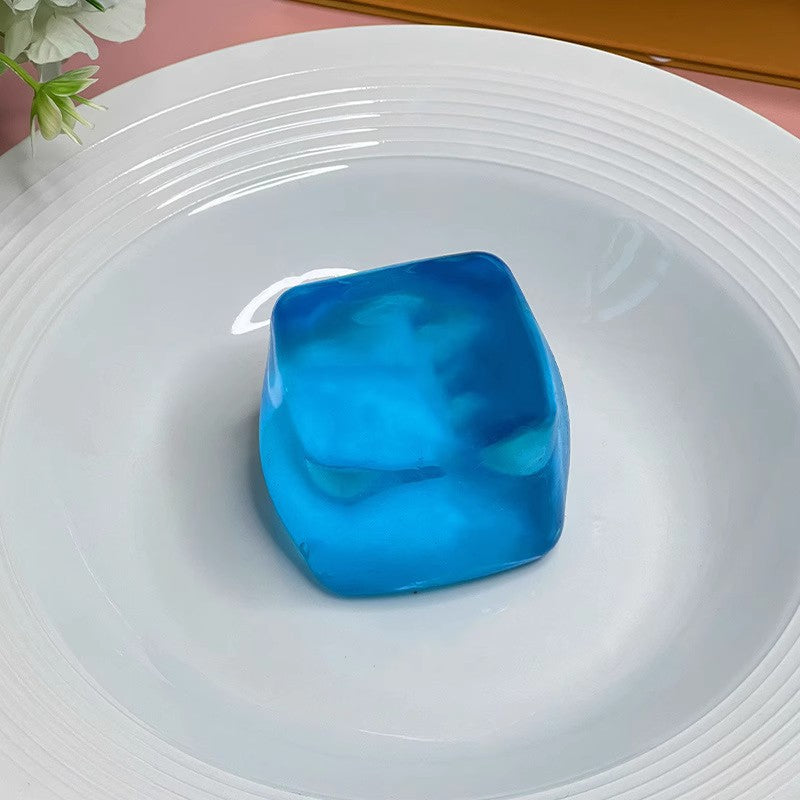 Large Ice Cube Maltose Squeeze Toy