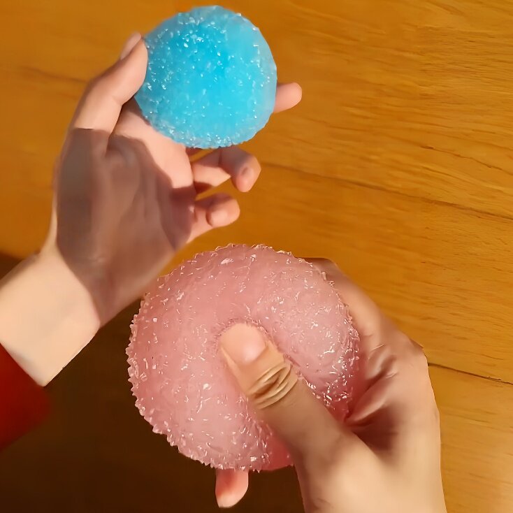 Sensory Stress Relief Squishy Ball with Squeaky Sound