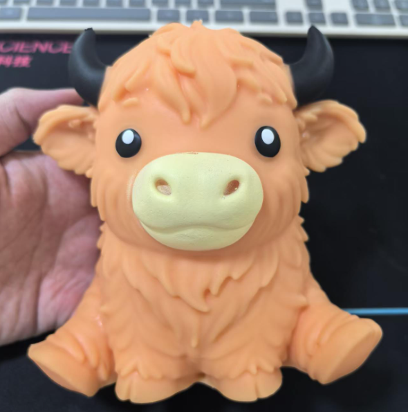 Highland Cow Soft Squeeze Toy