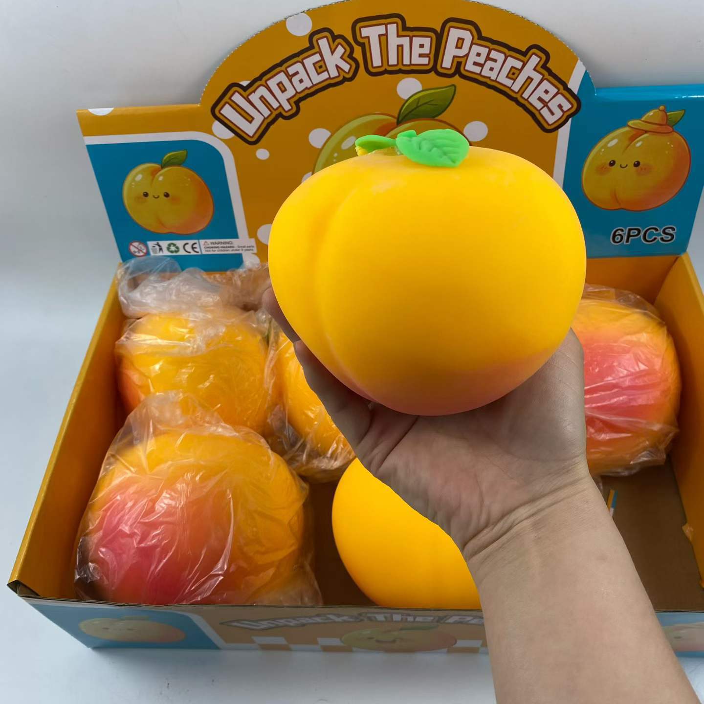 Creative Simulation Fruit and Vegetable TPR Squishy Toy