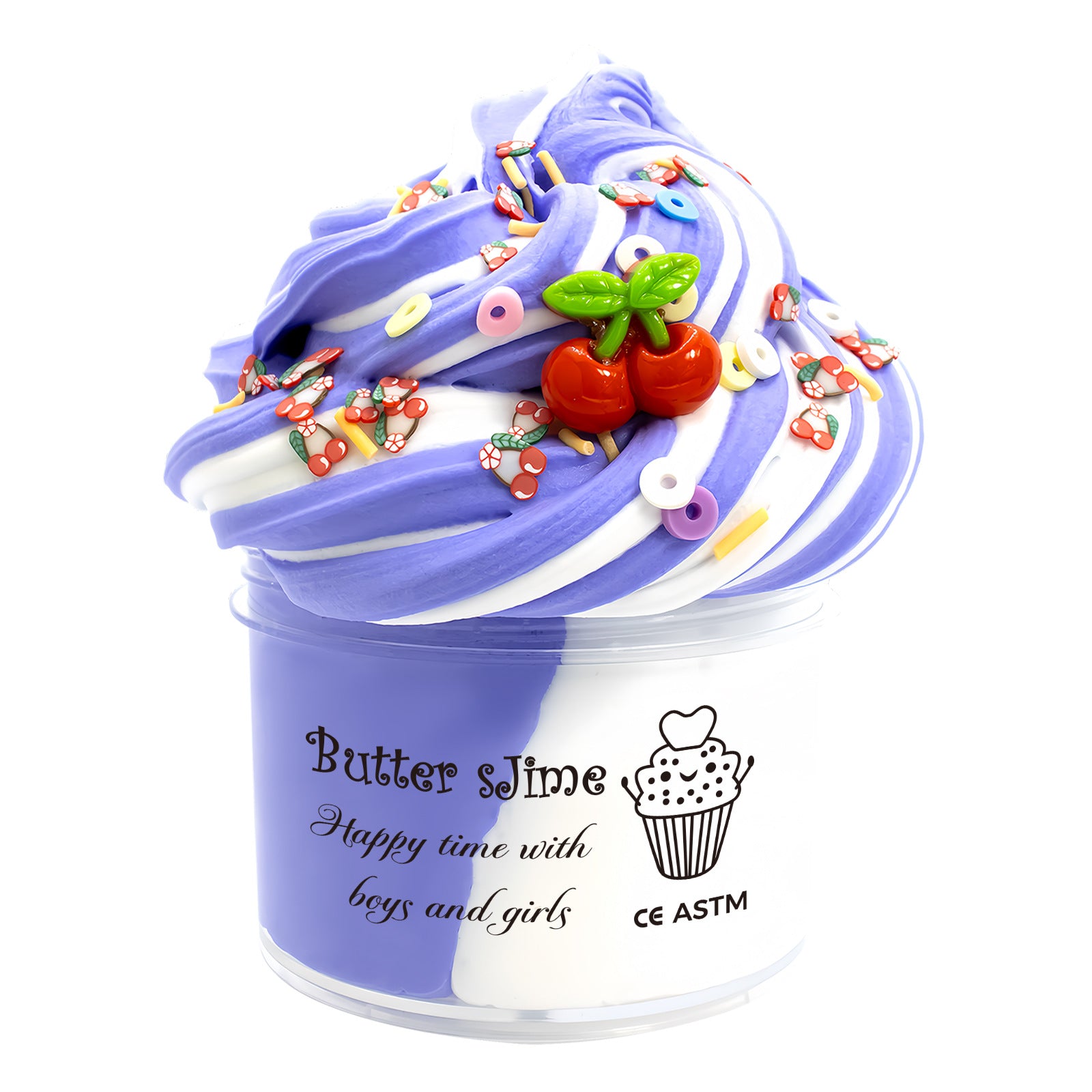 12 Pack Moldable Butter Slime Sensory Kit