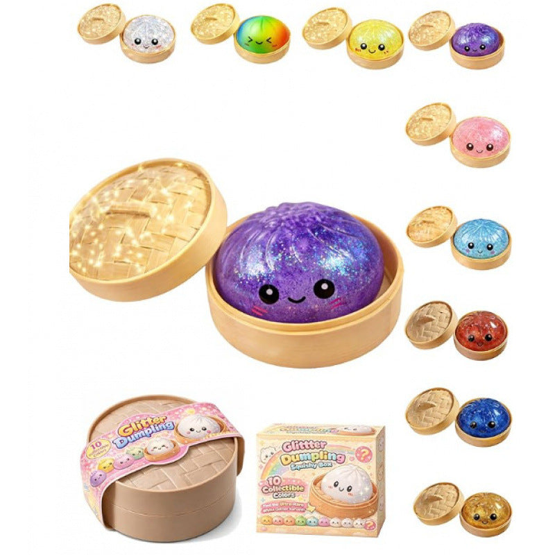 Glitter Dumpling Squishy Sensory Toy
