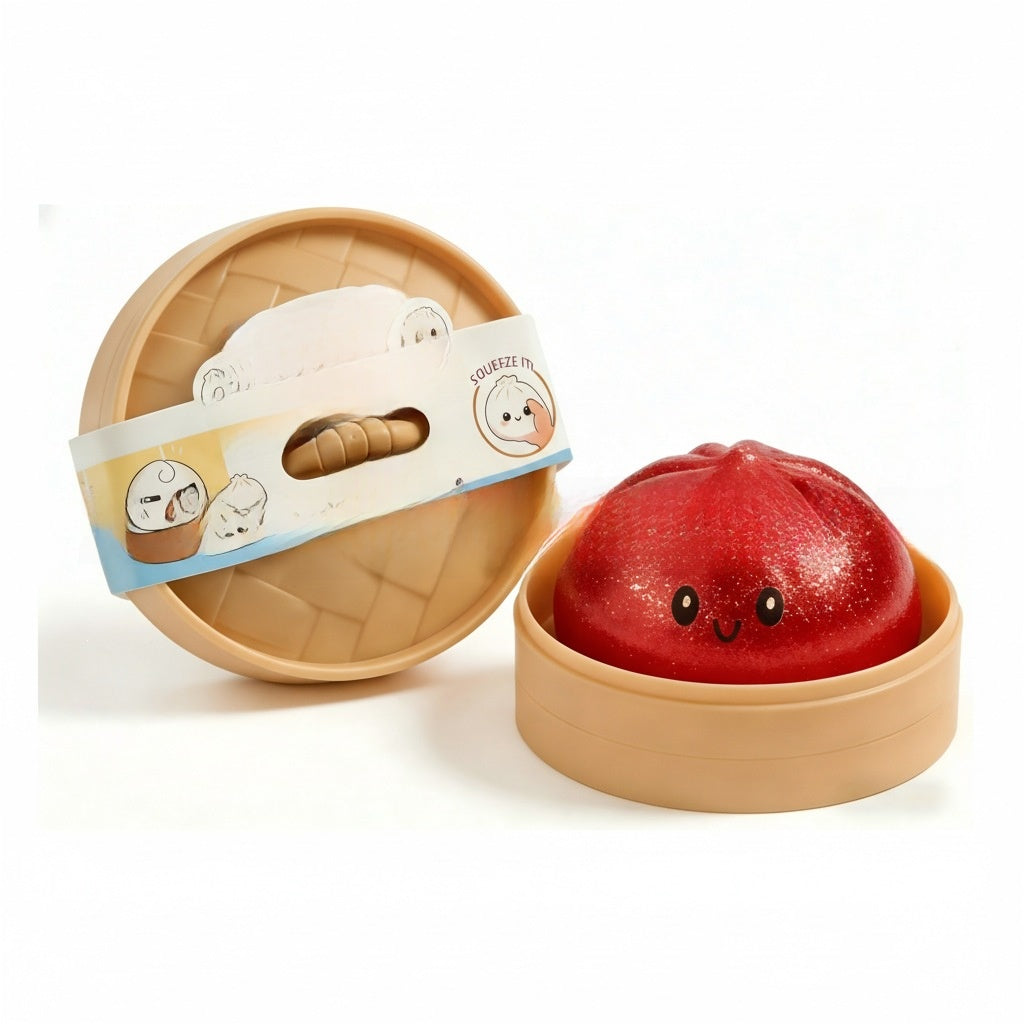 Smiling Face Large Bun Squishy Toy