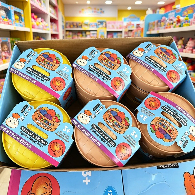 Multi-Pack Sugar Dumpling Squishy Toy
