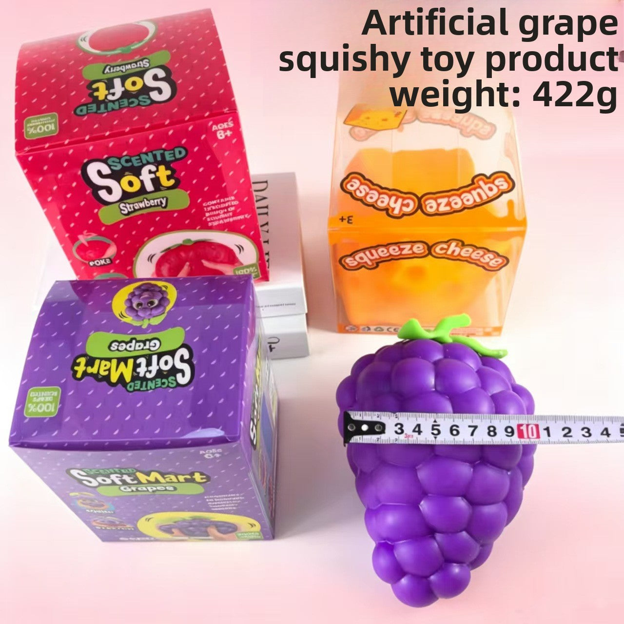 Creative Simulation Fruit and Vegetable TPR Squishy Toy