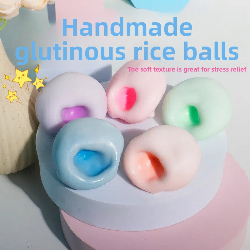 Ice Skin Glutinous Rice Ball Squishy Fun
