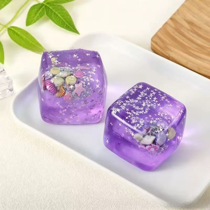 Shell Ice Cube Squishy Stress Relief Toy