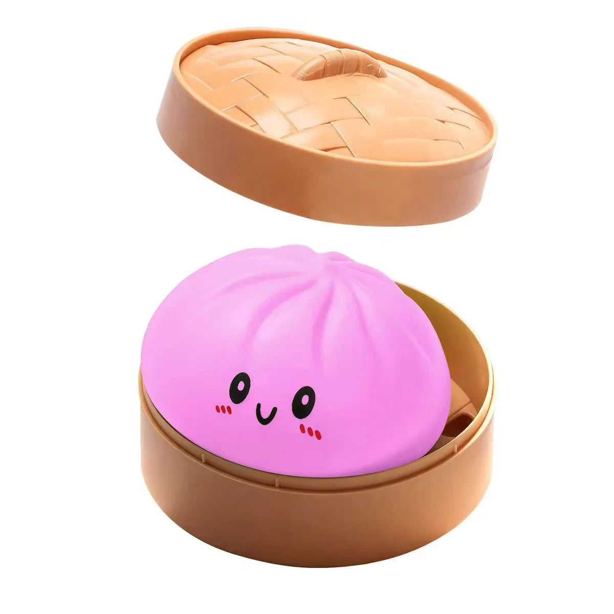Cross-border Hot-selling Dumpling Decompression Simulation Bun Squeeze Toy Venting Fun Portable Small Wholesale for Youth Girls
