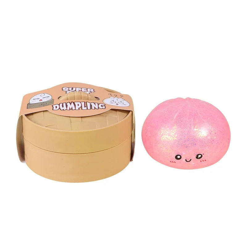 FZ Creative Stress-Relief Rubber Bun Squeezing Toy with Big Shape and Slow-Rebound Mechanism for Youth (Model 002)