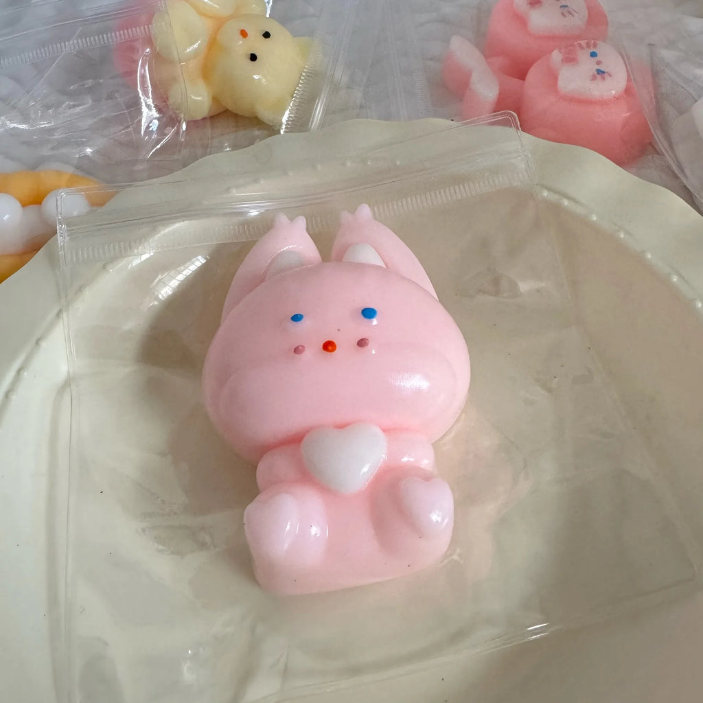 Cross-border Bestseller Heart-Shaped Fox Rubber Squeeze Toy-Stress-Relief Blind Box for Wholesale