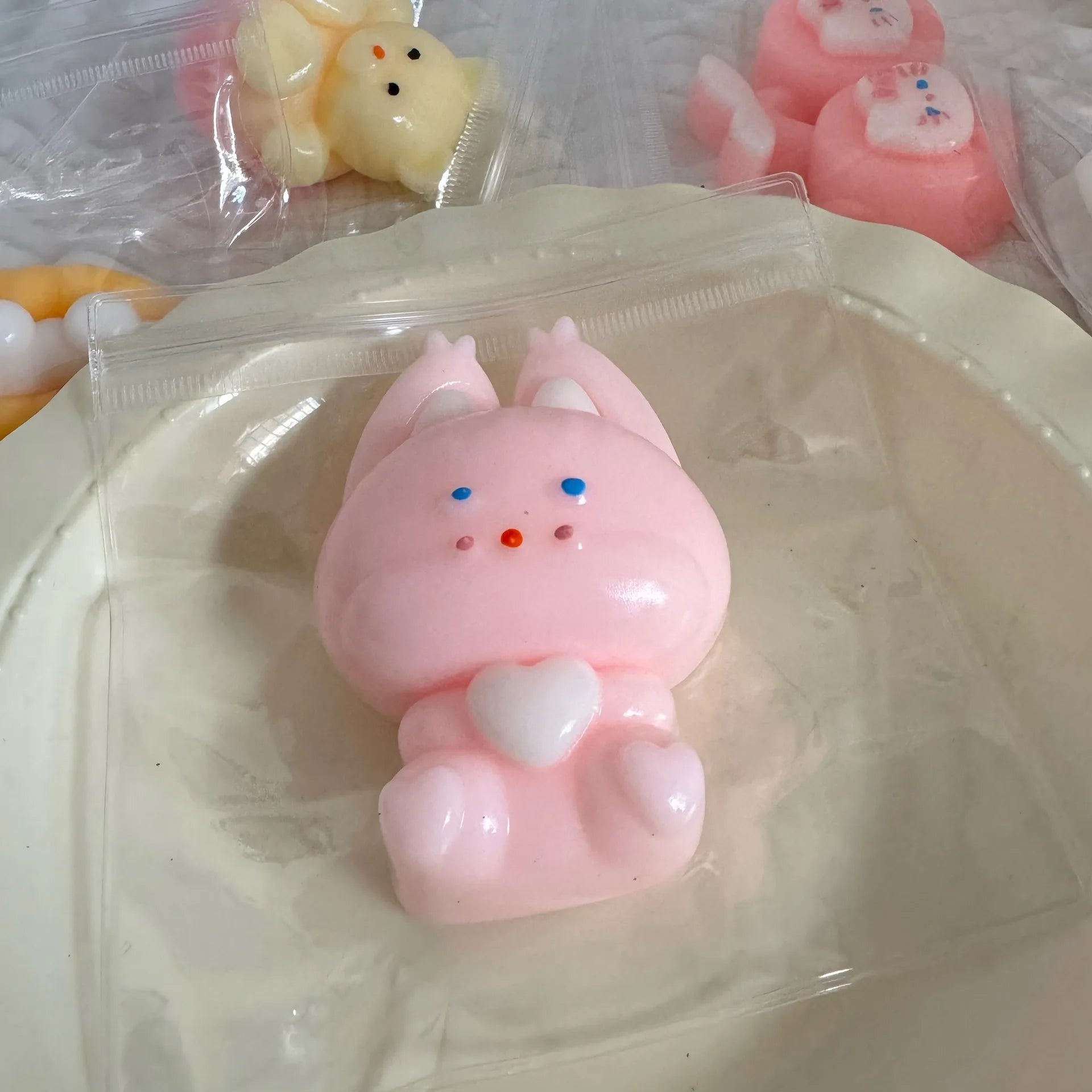 Cross-border Bestseller Heart-Shaped Fox Rubber Squeeze Toy-Stress-Relief Blind Box for Wholesale