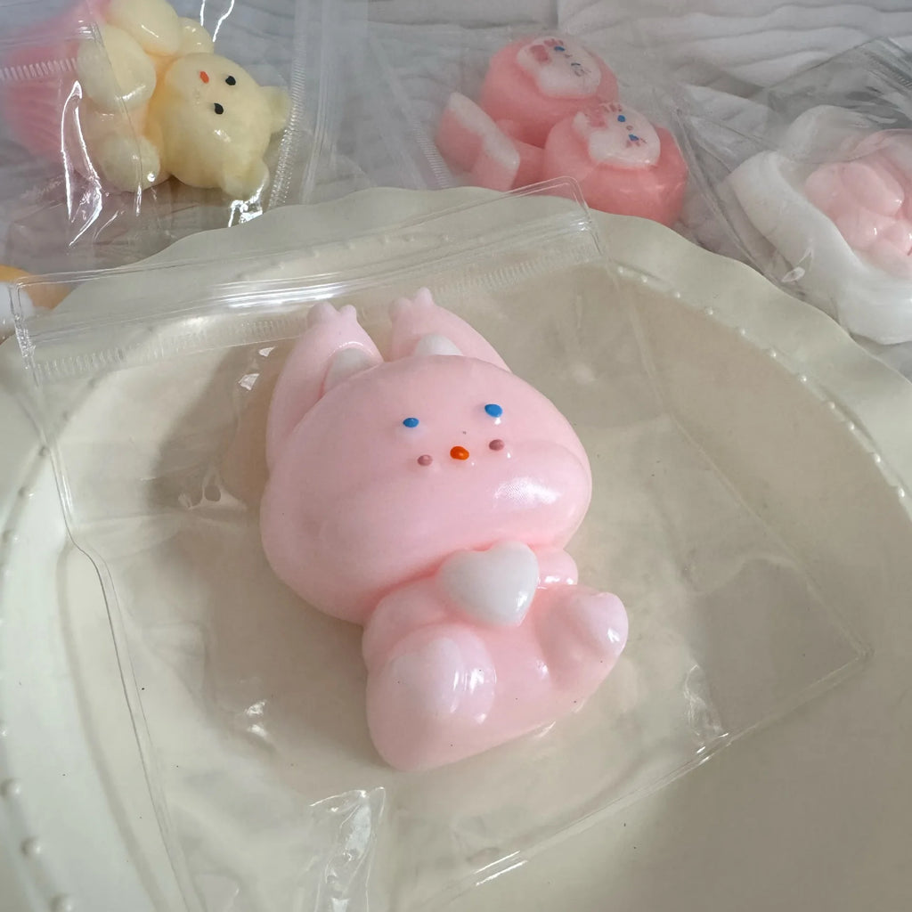 Cross-border Bestseller Heart-Shaped Fox Rubber Squeeze Toy-Stress-Relief Blind Box for Wholesale