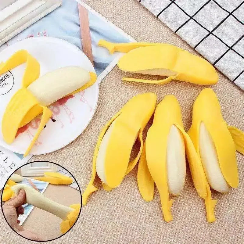 Dragon Fruit/Peach/Orange/Durian/Mango/Banana /Strawberry Squishy, Soft Squeeze Stress Relief Fidget Toy for Office Home