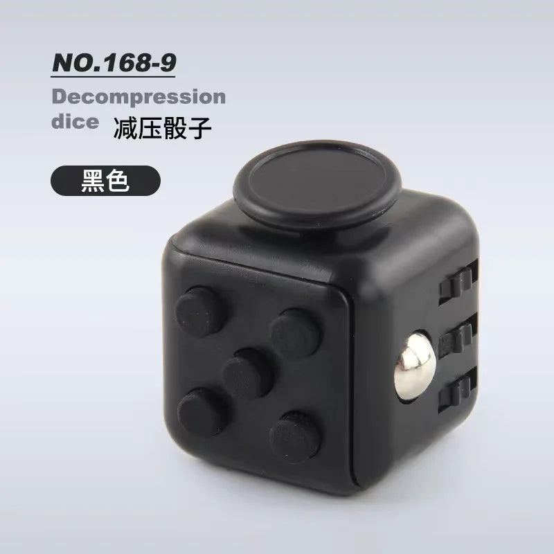 Solid Color Fidget Decompression Dice for Release Stress Autism Anxiety Relieve Adult Kids Stress Relief Anti-Stress Fingertip