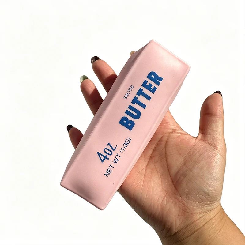 Crunchy Butter Stick Squishy Stress Ball Fidget Toy Squeeze Toy Round Blocks Filled ASMR Anti Stress Release Hand Relax Gift Toy
