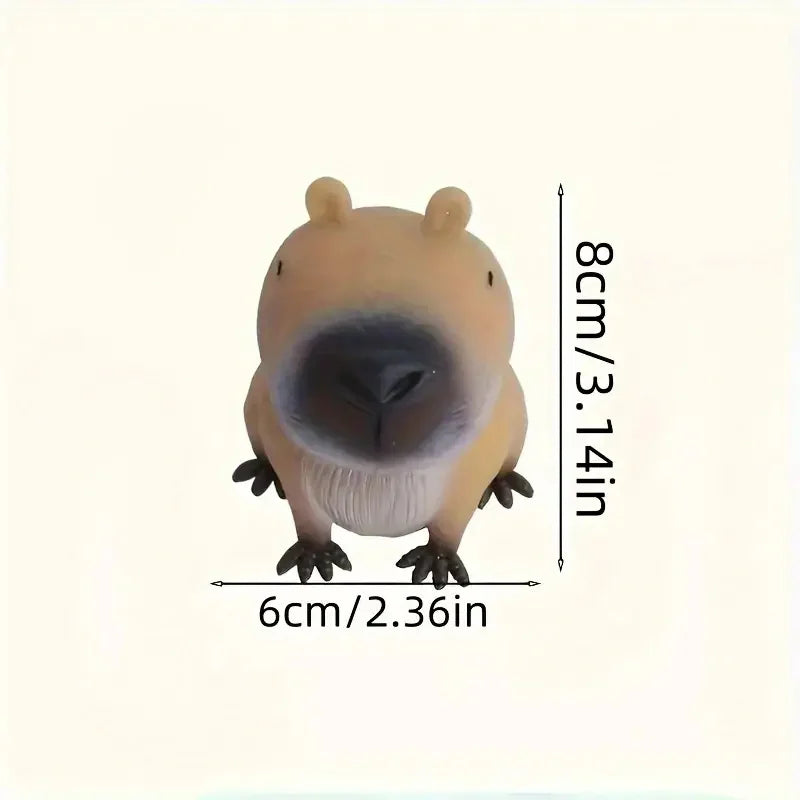 Squishy Cute Capybara Squeezing Toy Soft Relax Animal Fidget for Adults Fun Toys Halloween Christmas Holiday Party Gifts