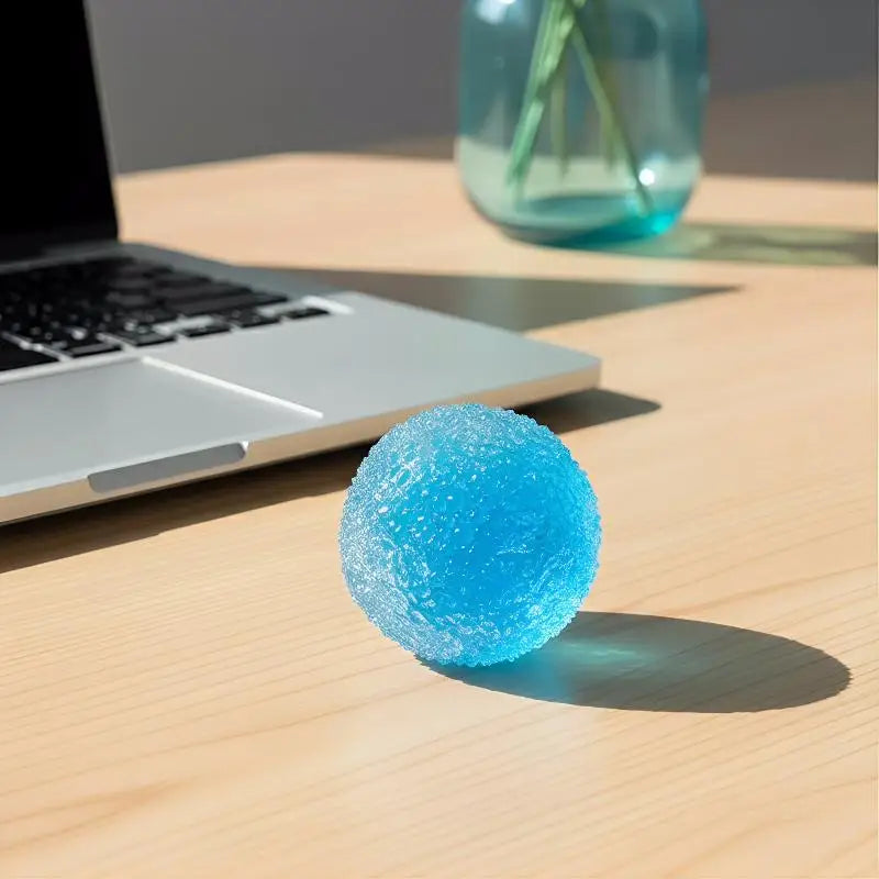 Sensory Slushie Squeeze Ball 1PC Reusable Crunchy Crackling Toy for Stress Relief Calm Fidget Play at Work Home