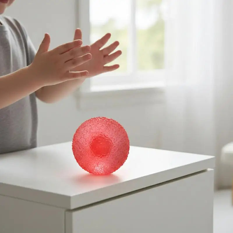 Sensory Slushie Squeeze Ball 1PC Reusable Crunchy Crackling Toy for Stress Relief Calm Fidget Play at Work Home