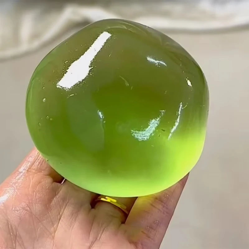 Hot Sale Squishy Maltose Stress Balls Sensory Ball Slow Rise Squishy Transparent Ball For Adults Hand Exercise Squeeze Gifts